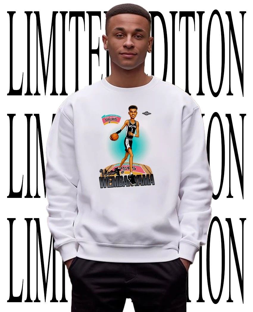 Victor Wembanyama San Antonio Spurs Basketball caricature shirt
