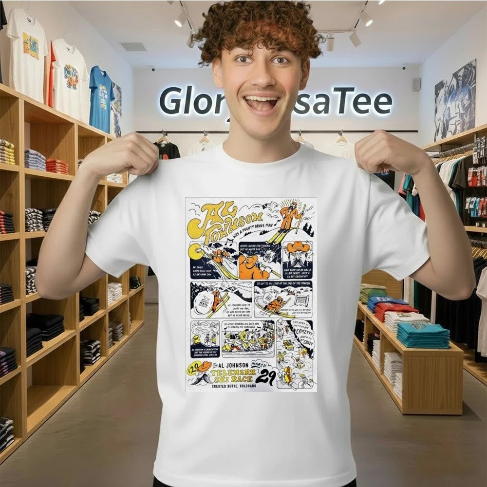AL Johnson Telemark Race In Crested Butte, CO On March 29 2026 Poster Shirt