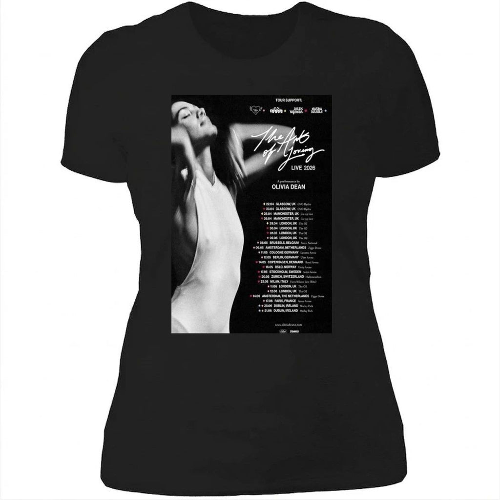 Olivia Dean Tour 2026 UK EU Poster Shirt