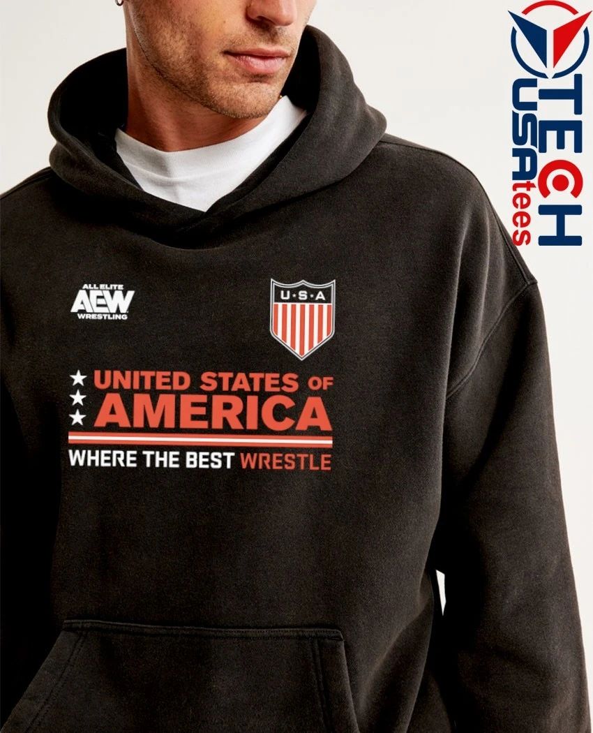 AEW Tournament Soccer United States of America where the best wrestle shirt