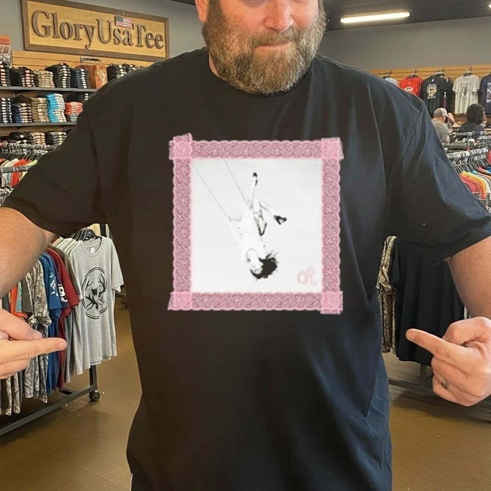 Olivia Rodrigo Lace Album Cover Embroidered Shirt