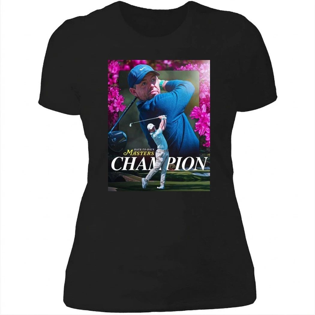 Congrats Rory McIlroy Back To Back Masters Champions 2026 Shirt