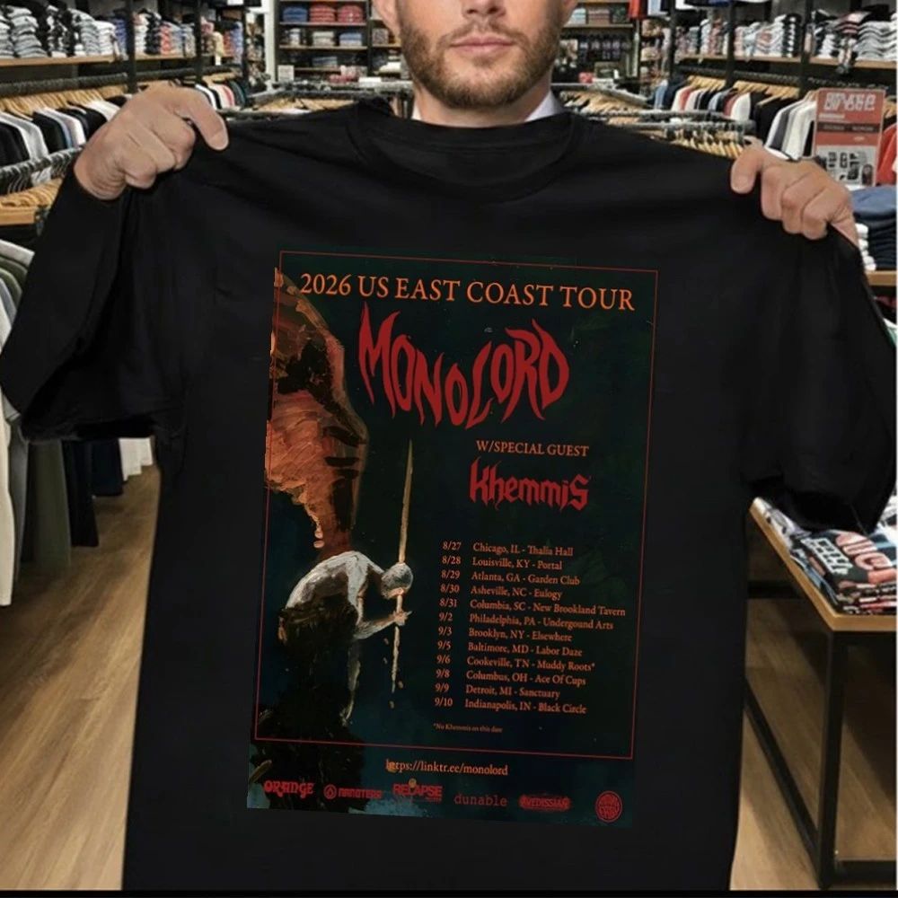 Khemmis With MONOLORD 2026 US East Coast Tour Shirt