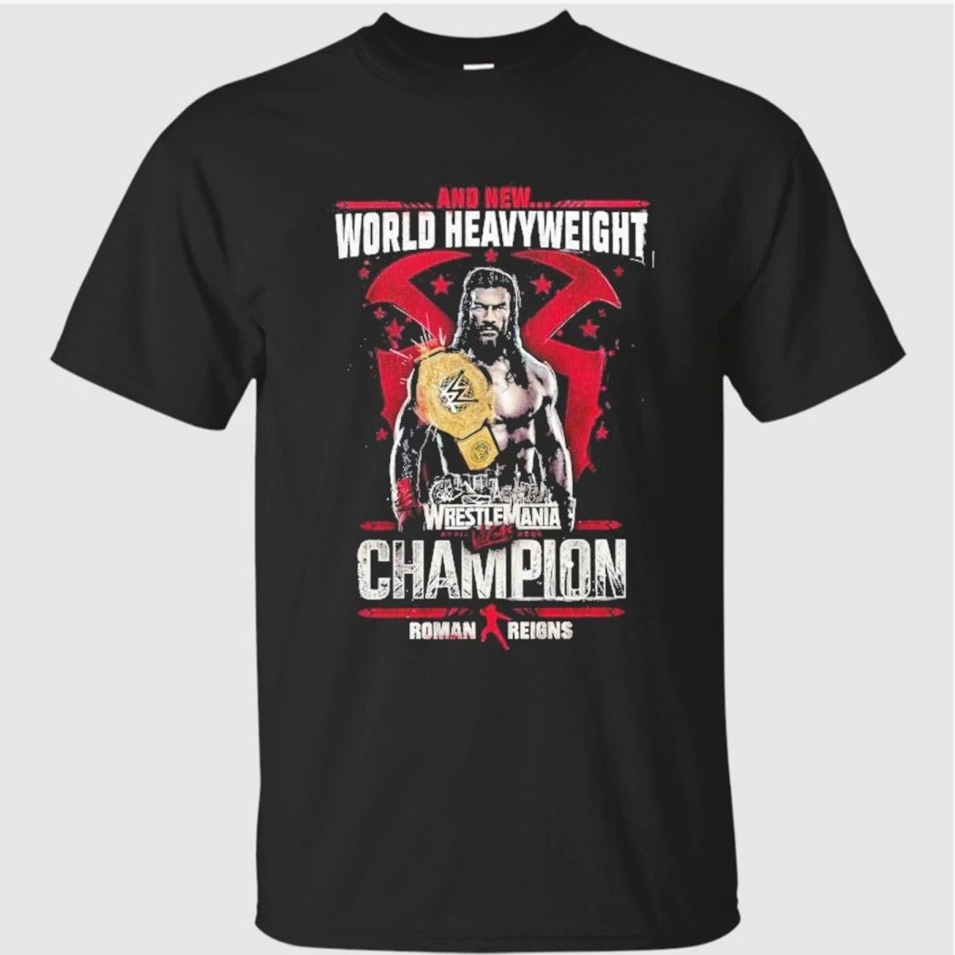 Roman Reigns NEW World Heavyweight Champion WrestleMania 42 Las Vegas 2026 Winner Shirt