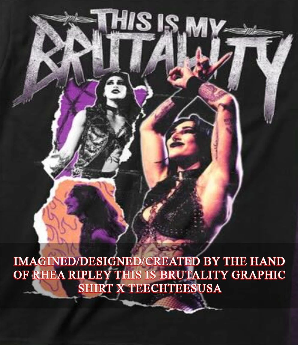 Rhea Ripley this is Brutality graphic T-shirt