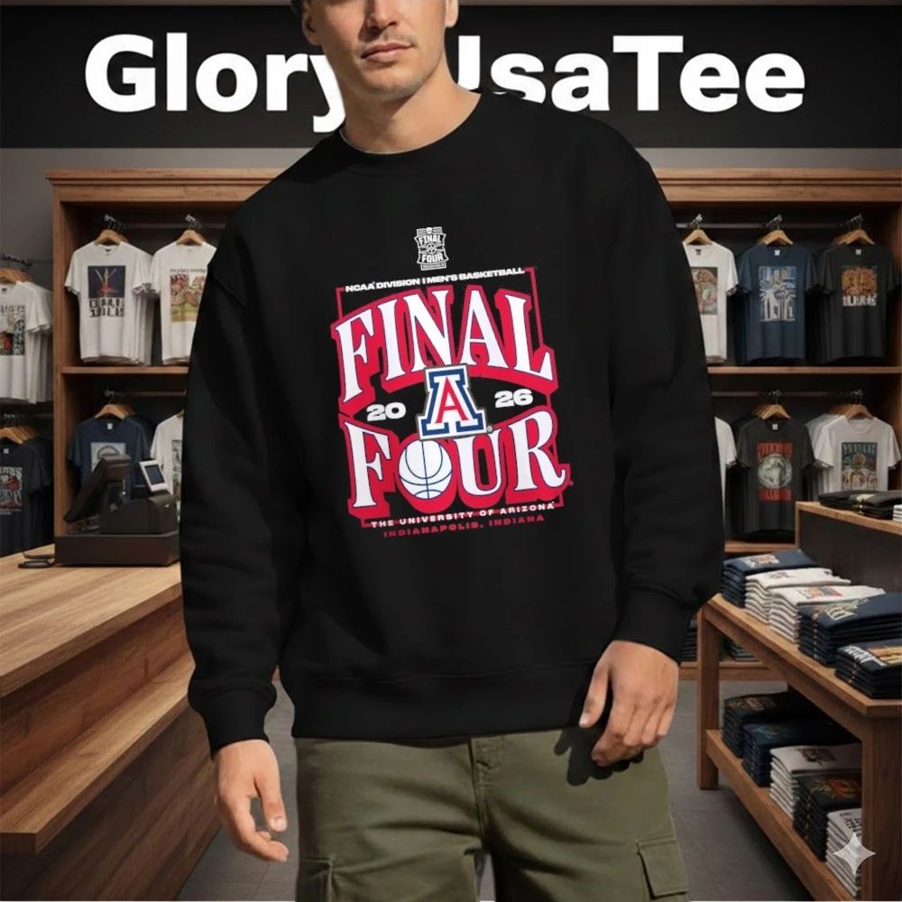 Arizona Wildcats 2026 NCAA Men’s Basketball Tournament March Madness Final Four Shirt
