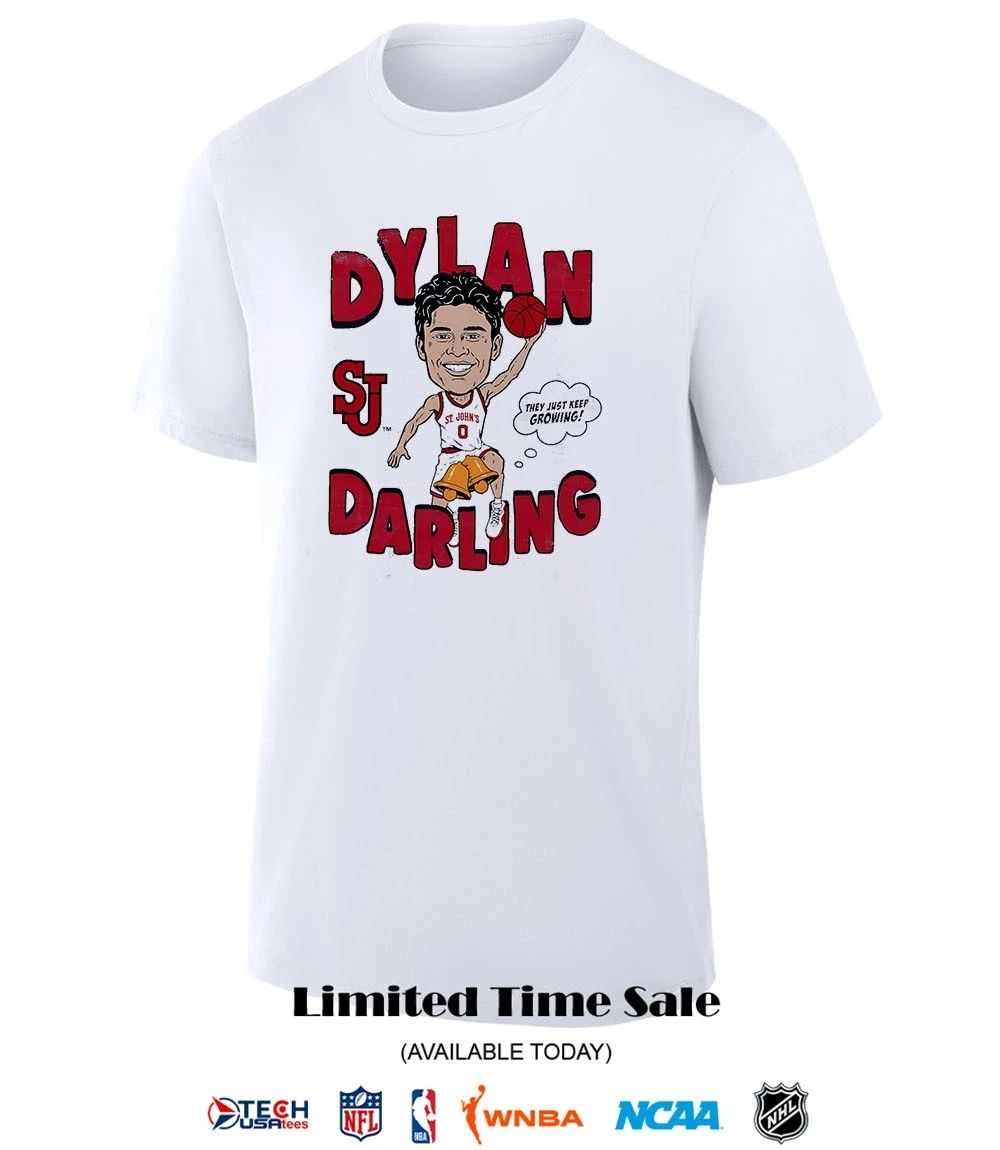 St. John’s Red Storm Basketball Dylan Darling they just keep growing shirt