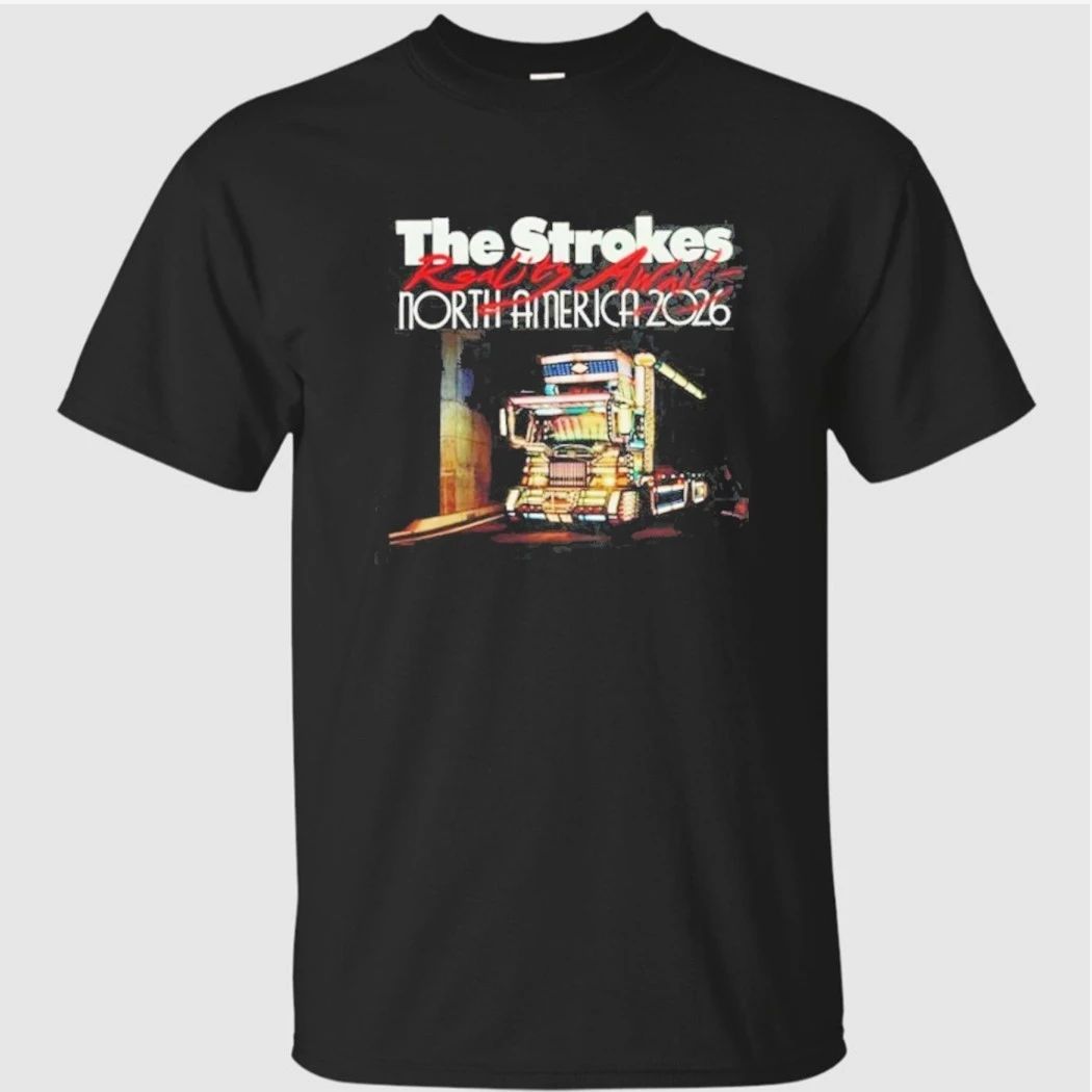 The Strokes Reality Awaits North America 2026 Tour Shirt