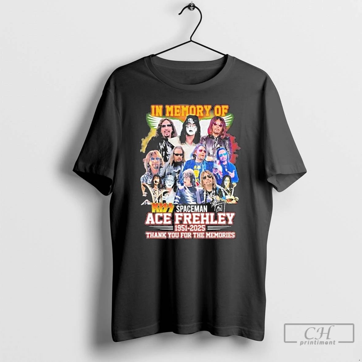 Classic In Memory Of Spaceman Ace Frehley 1951 2025 Thank You For The Memories Signature