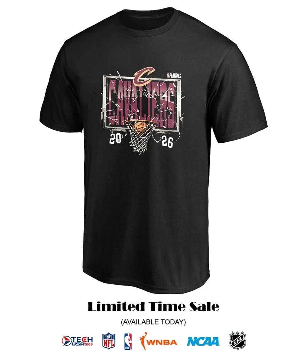 Cleveland Cavaliers 2026 NBA Playoffs Shattered Backboard shirt