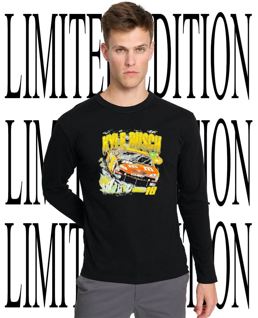 NASCAR Kyle Busch 18 M&Ms spooky zombie graveyard Racing shirt