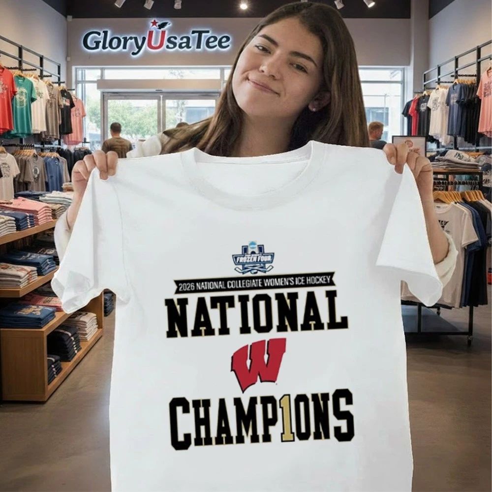 Wisconsin Women’s Hockey 2026 National Champions Shirt