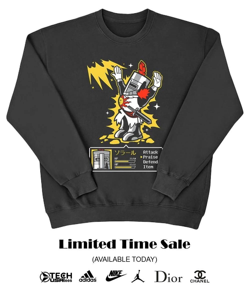 Dark Souls Solar Man attack praise defend item shirt