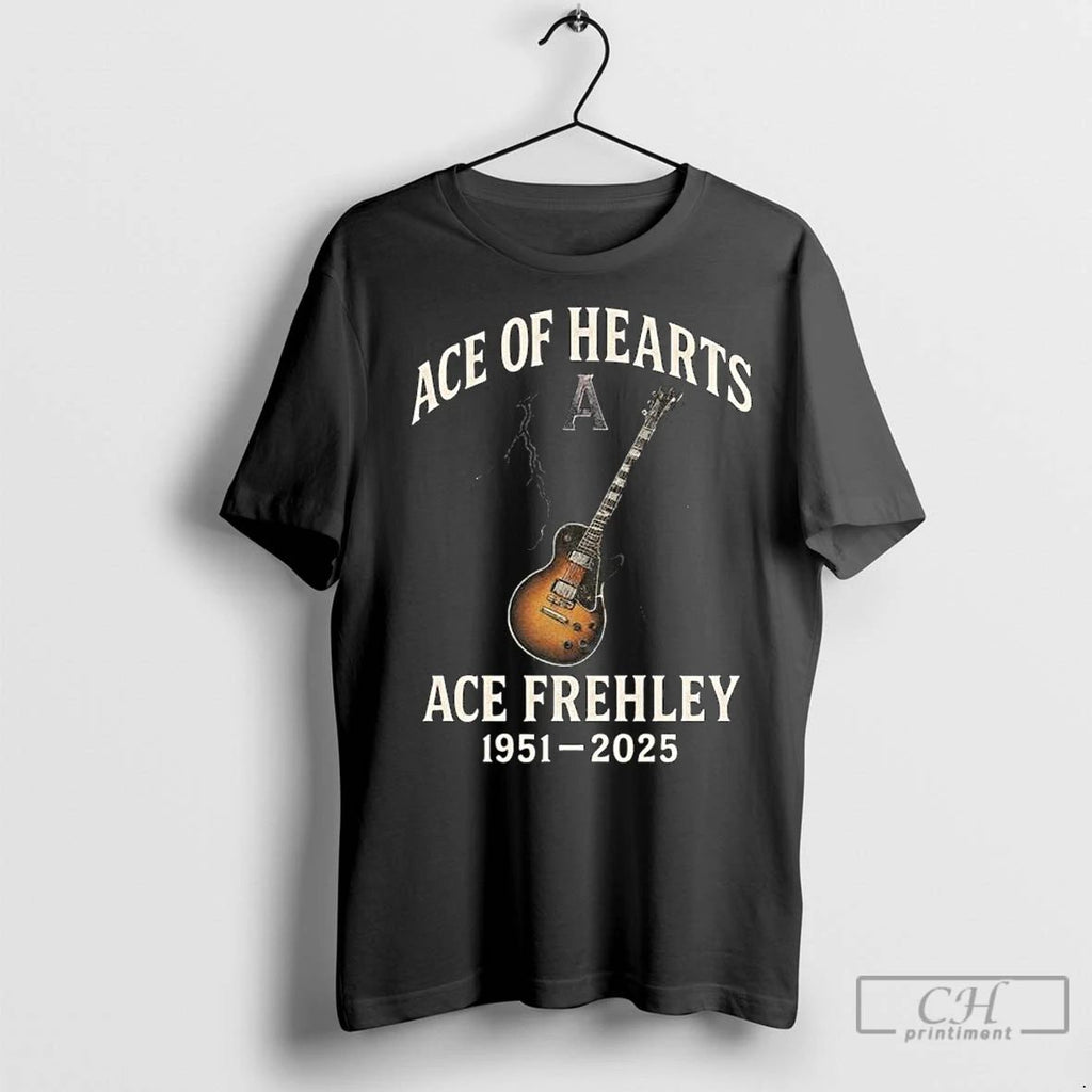 Classic Ace Of Hearts Ace Frehley 1951 2025 Long Sleve