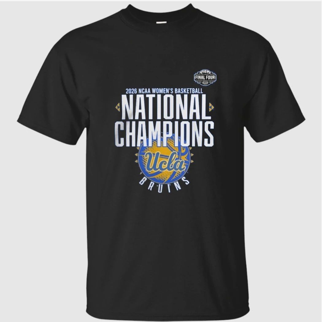 UCLA Bruins 2026 NCAA Women’s Basketball National Champions Locker Room T-Shirt