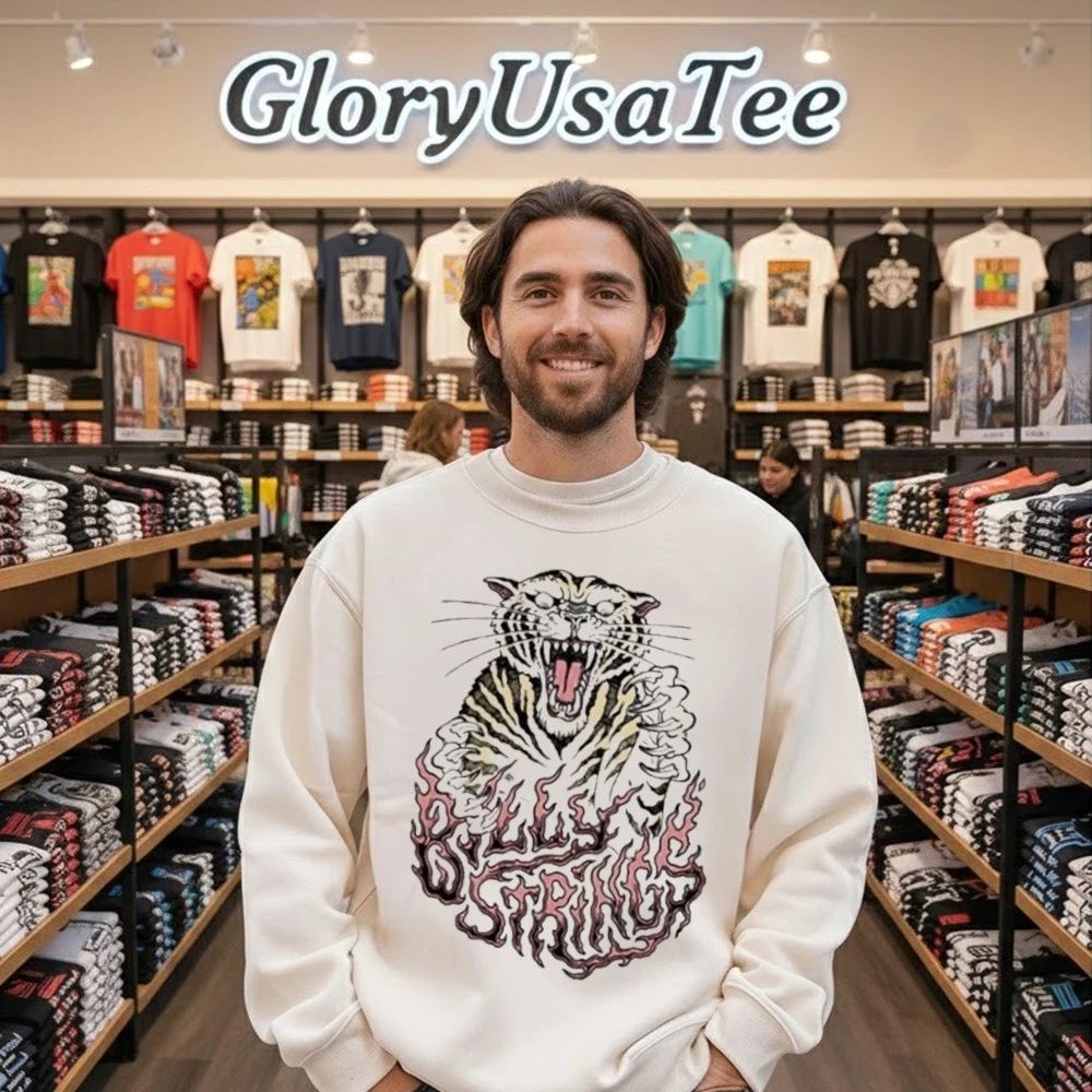 Billy Strings Spring Tour 2026 Tiger Shirt