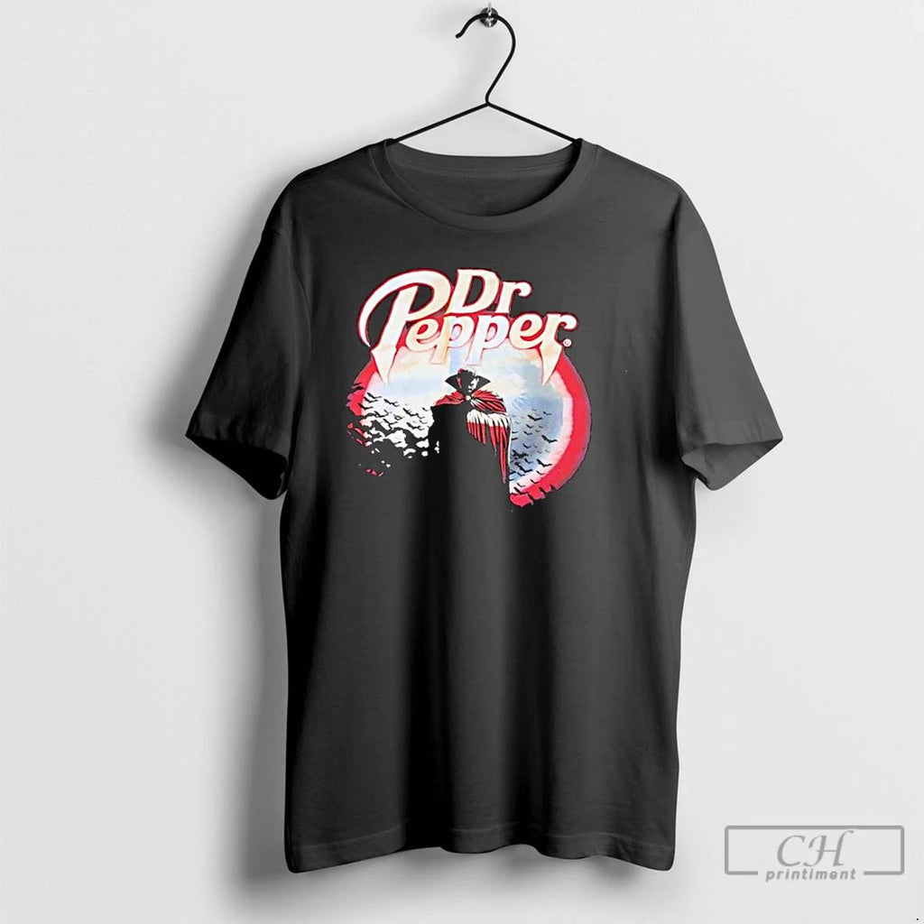 Classic Dr Pepper Vampire Dracula T Shirts