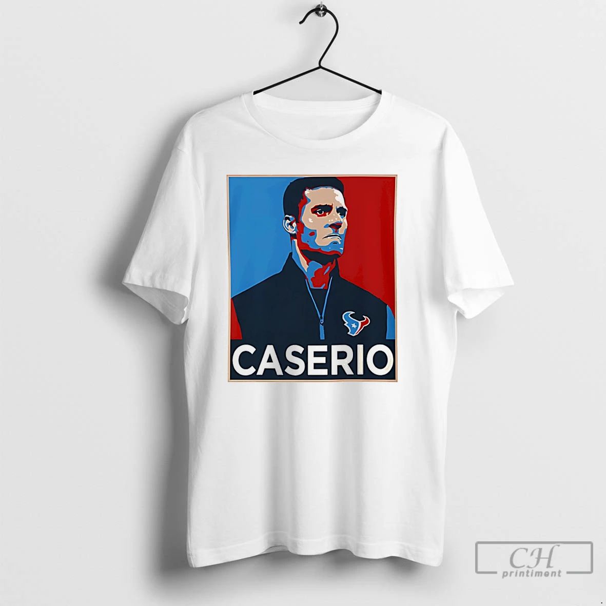 Classic Nick Caserio Houston Texans Paint Graphic