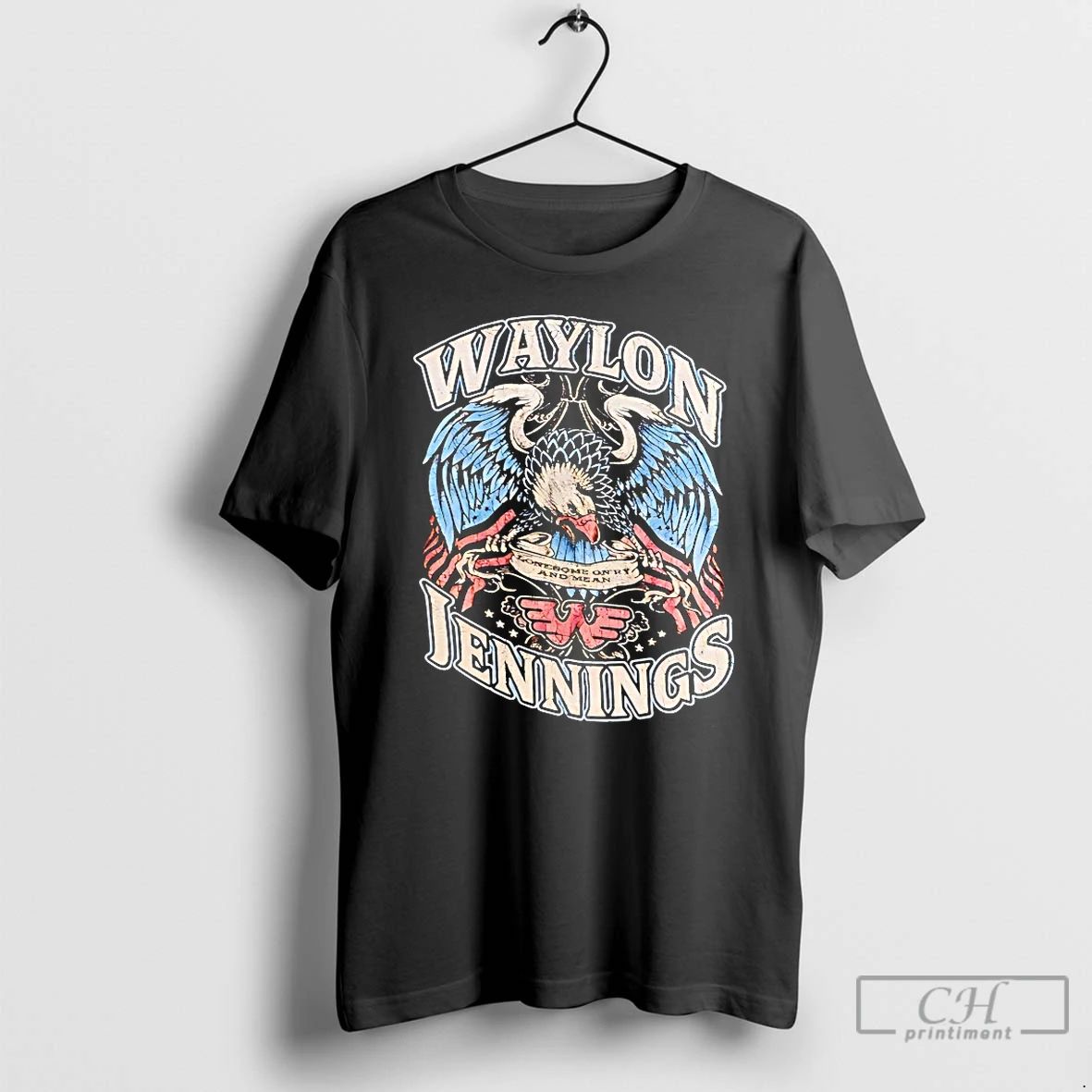 Classic Waylon Jennings Lonesome Onry Mean T Shirts