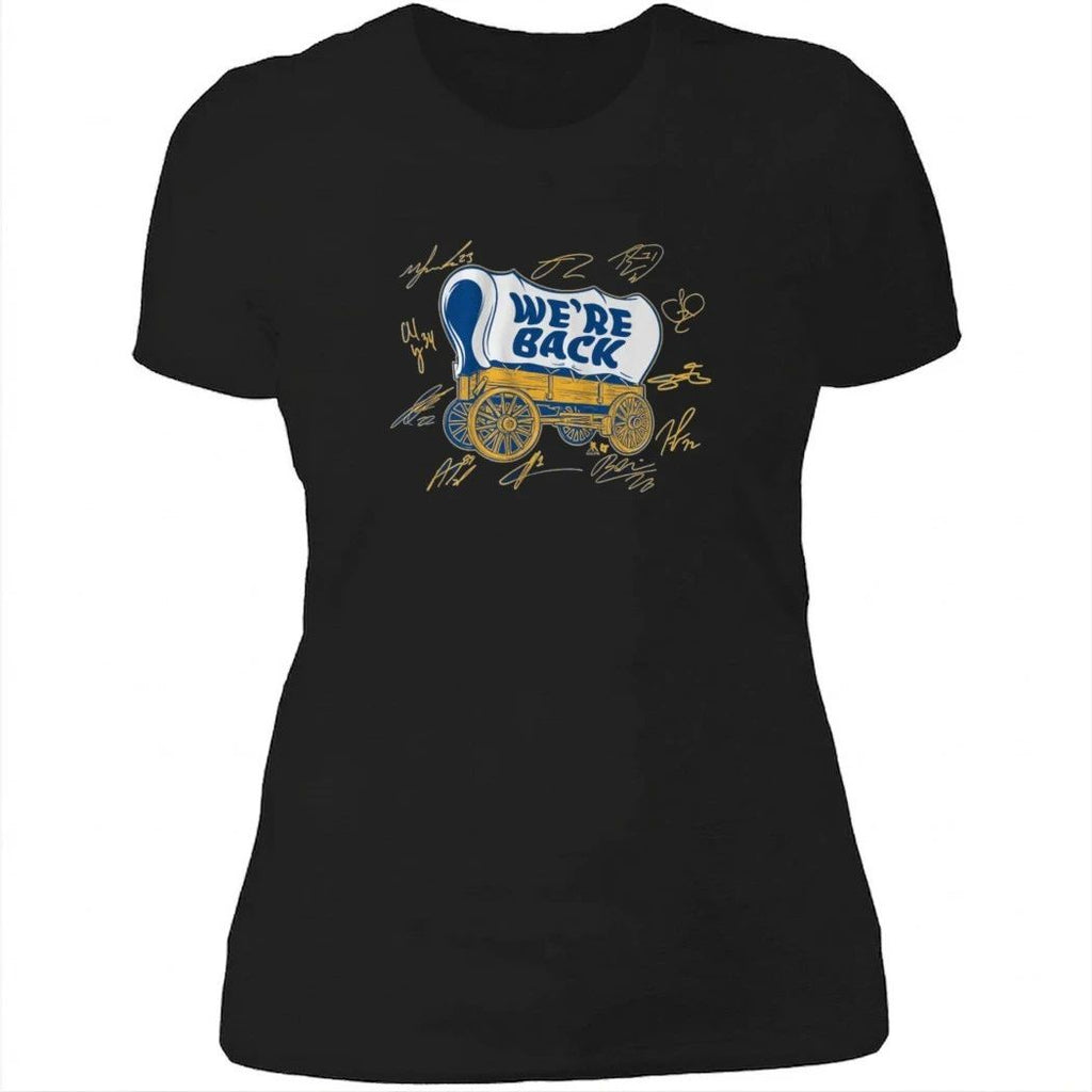 Buffalo Hockey Wagon We’re Back Signature Shirt