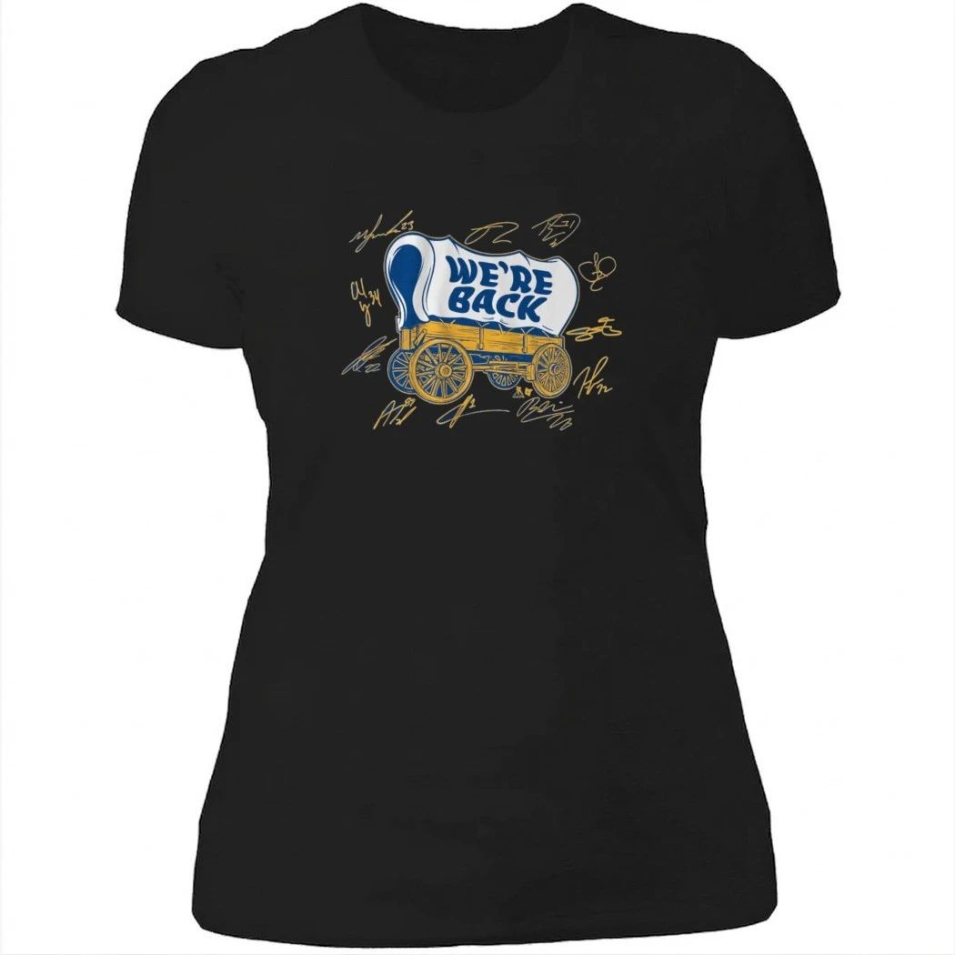 Buffalo Hockey Wagon We’re Back Signature Shirt