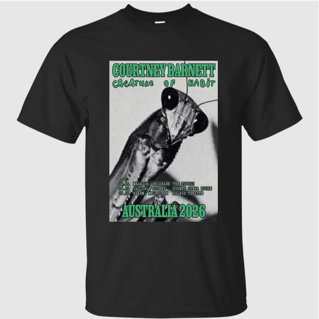 Courtney Barnett Australia Tour 2026 Poster Shirt