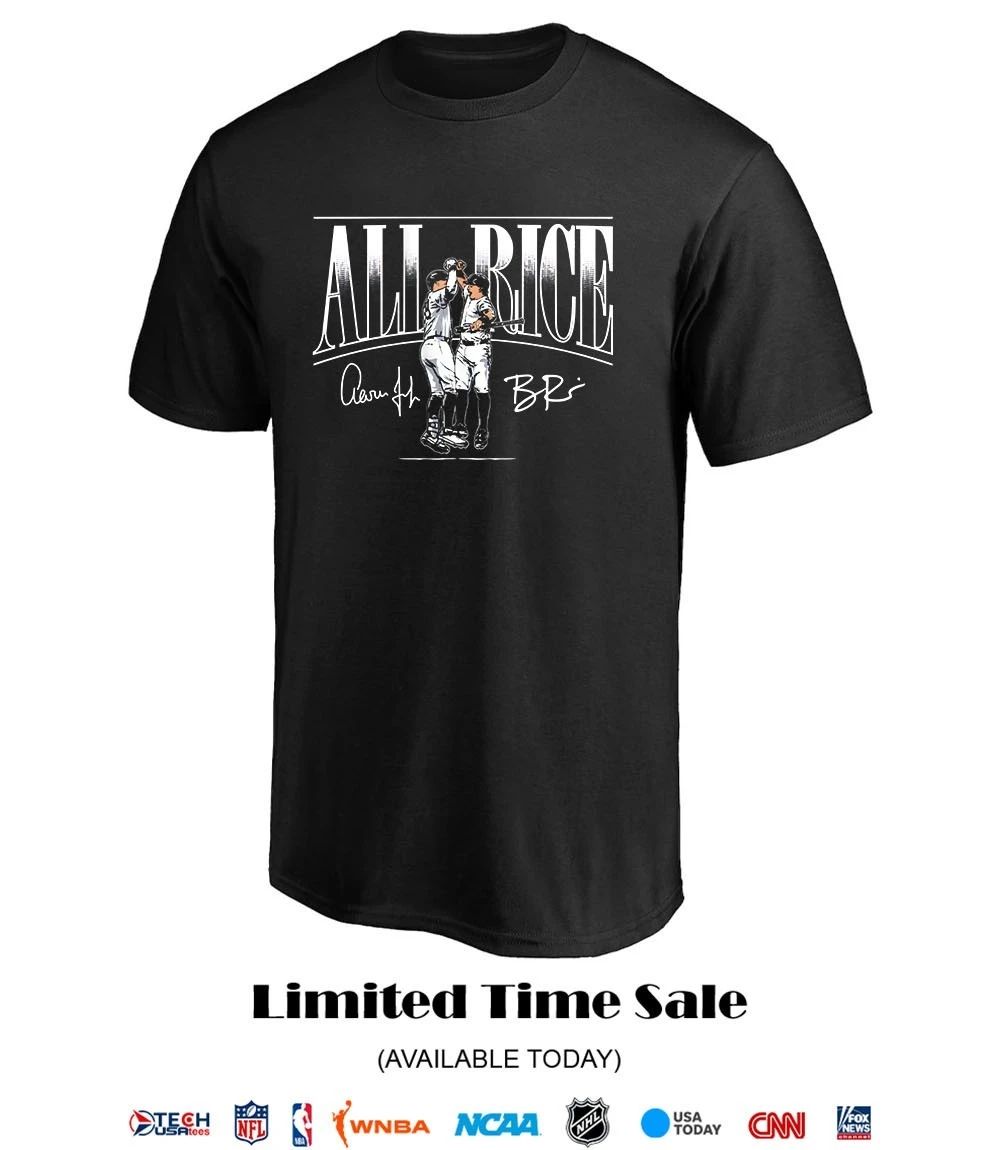 All Rice Aaron Judge and Ben Rice New York Yankees signature shirt