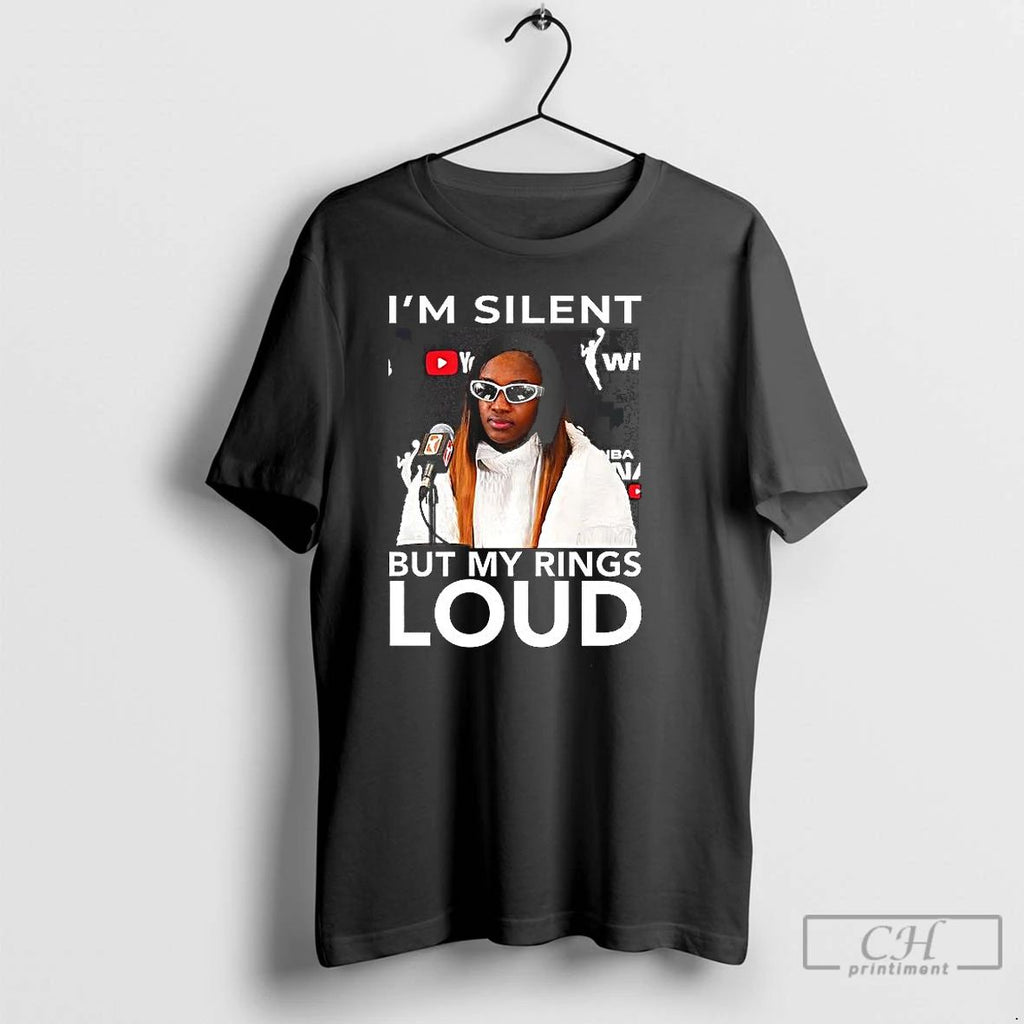 Classic Jackie Young Im Silent But My Ring Loud T Shirts