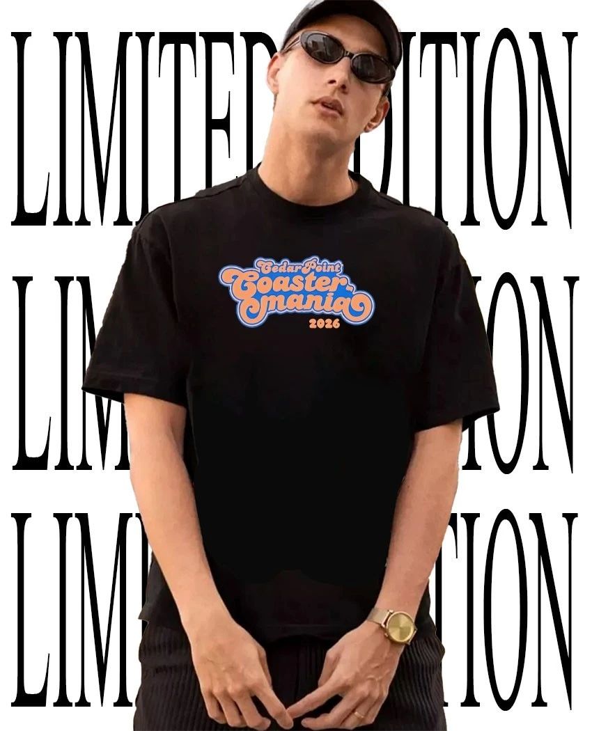 Cedar Point CoasterMania 2026 shirt