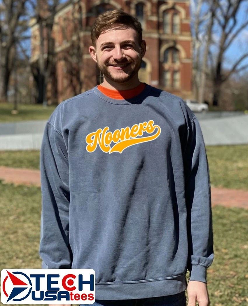 Nooners script logo shirt