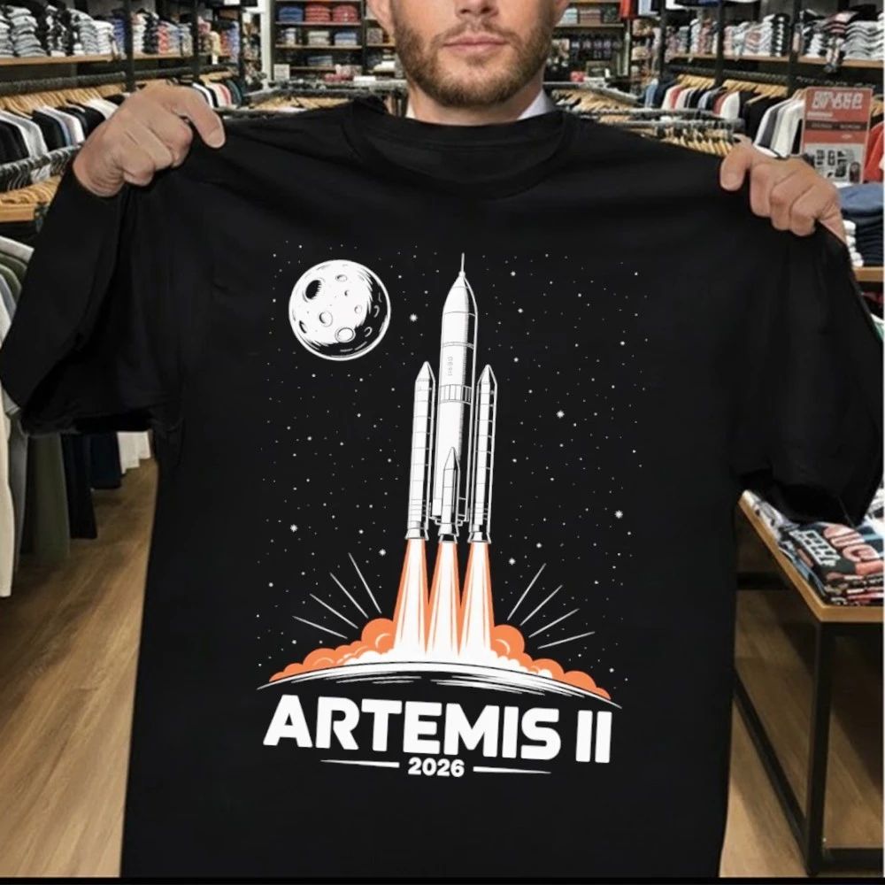 Artemis II 2026 Moon Mission Space Exploration Shirt