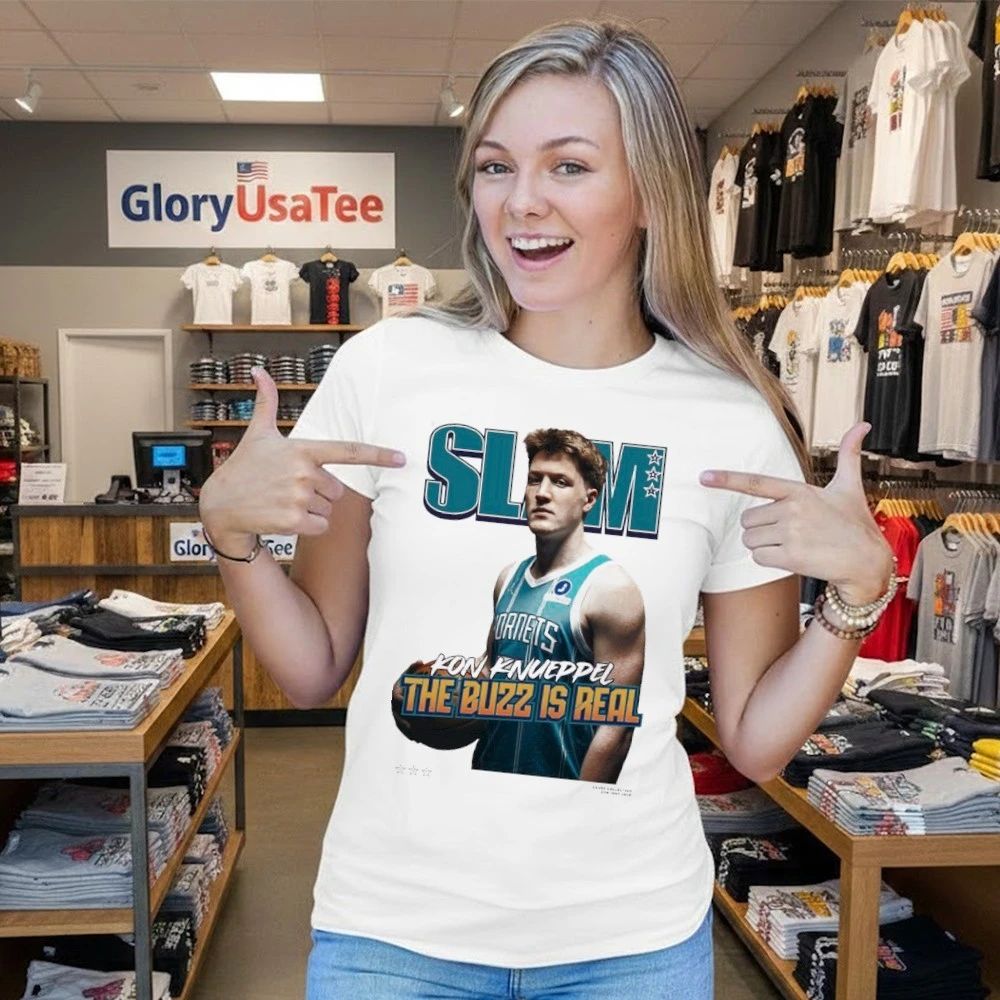 Charlotte Hornets Kon Knueppel SLAM Shirt
