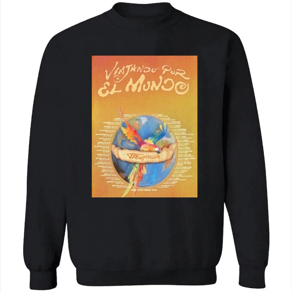 Karol G Viajando Por El Mundo Tropi Tour 2026 Kick Off In Chicago On July 24th Poster Shirt