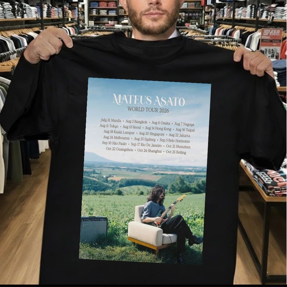 Mateus Asato World Tour 2026 Poster Shirt