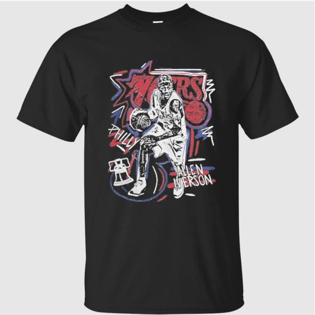 Philadelphia 76ers Allen Iverson Mitchell & Ness Chalked Up Shirt