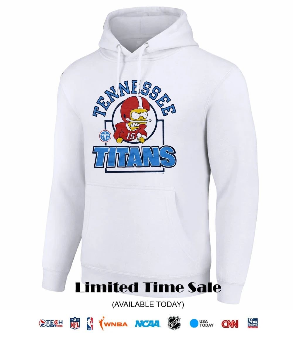 Bart Simpson x Tennessee Titans shirt