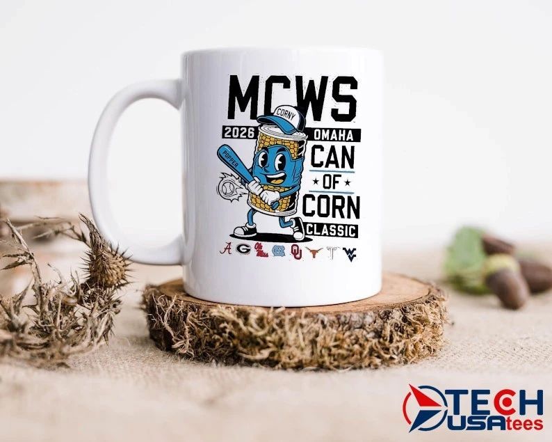 2026 Men’s College World Series 8 Team Can Of Corn shirt