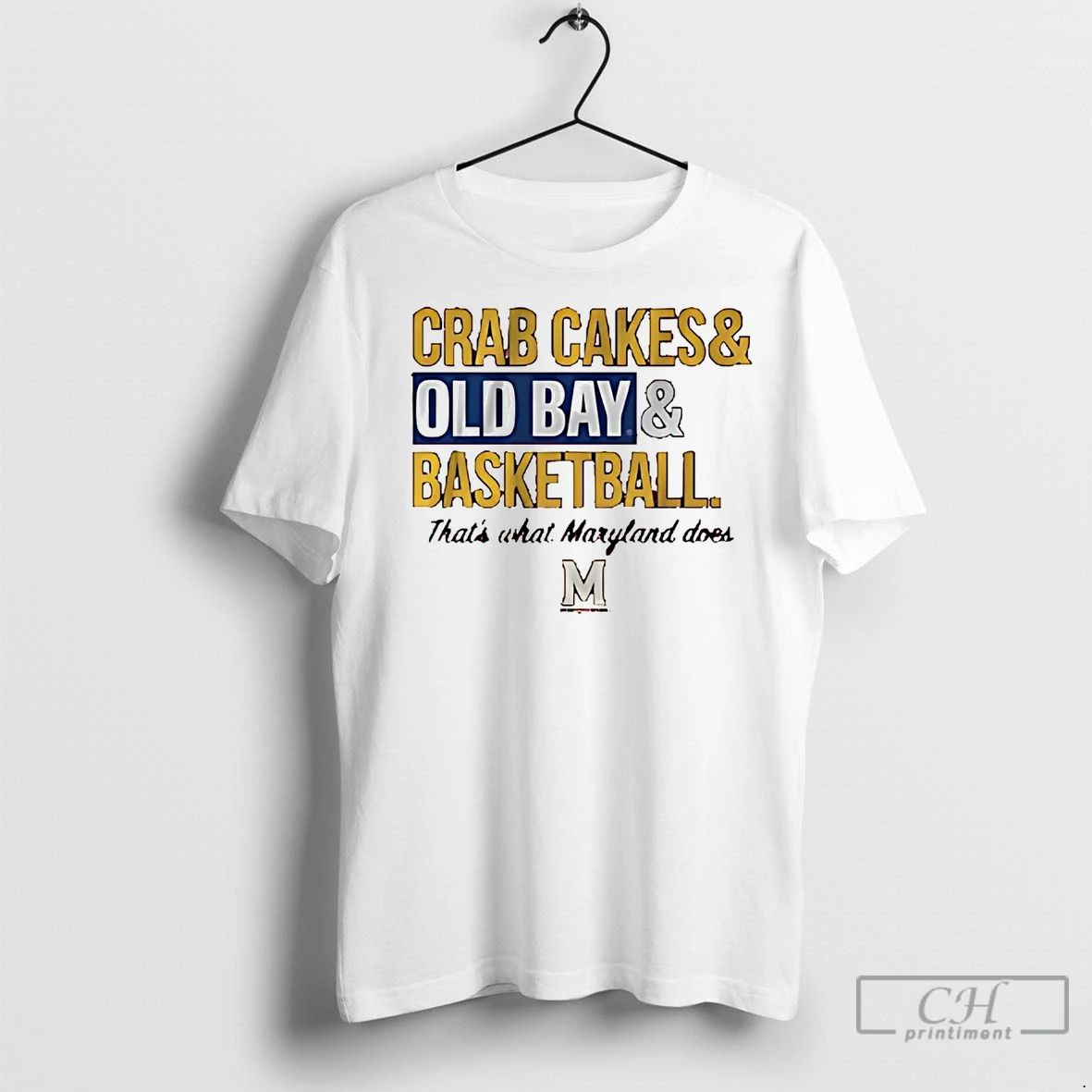 Classic Maryland Terrapins Crab Cakes Old Bay Basketball