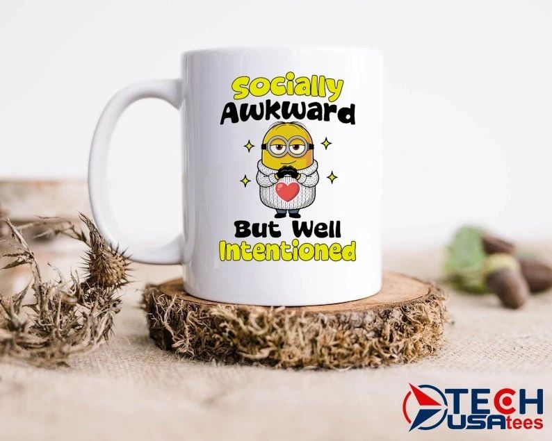 Minion Socially awkward but well intentioned shirt