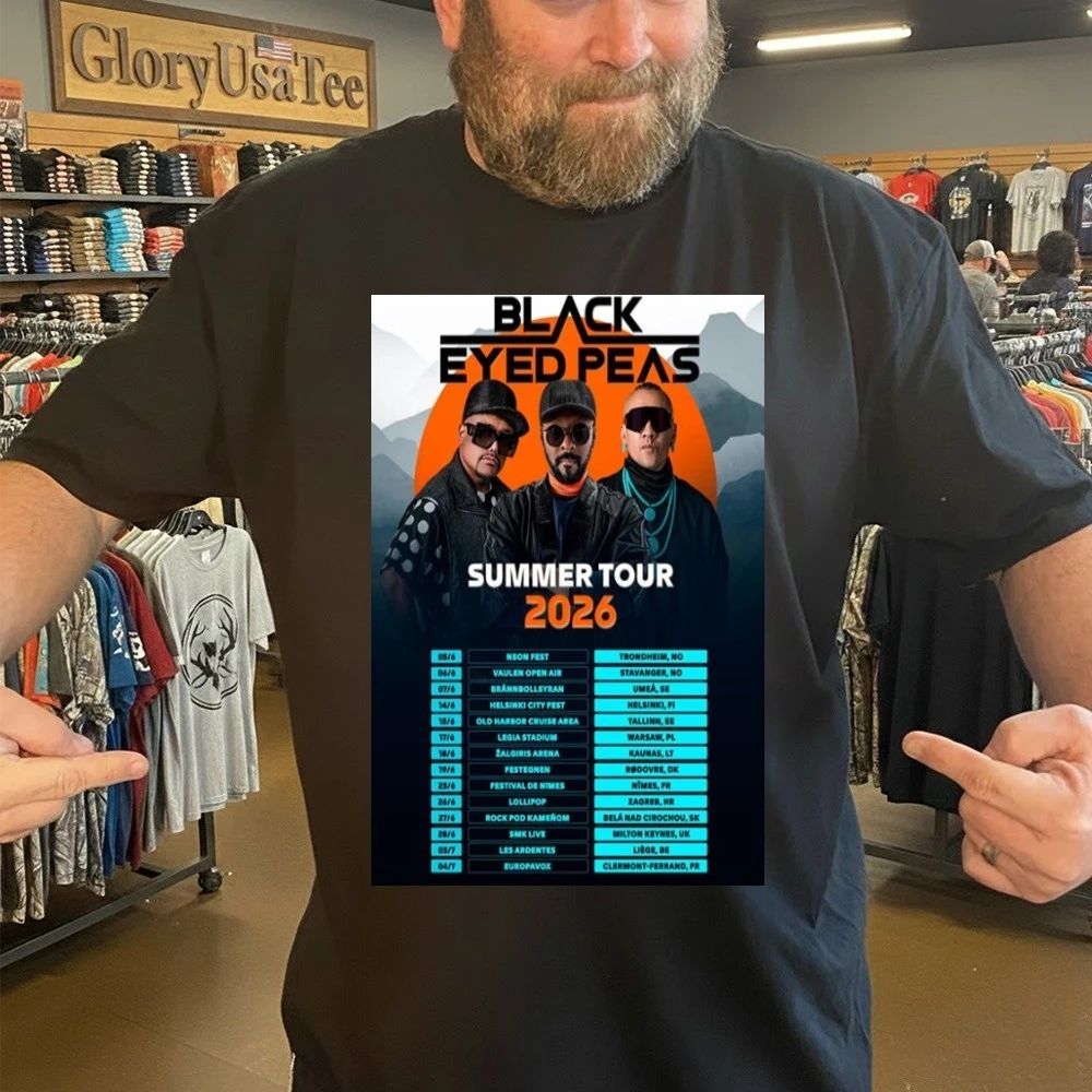 Black Eyed Peas Summer Tour 2026 Poster Shirt