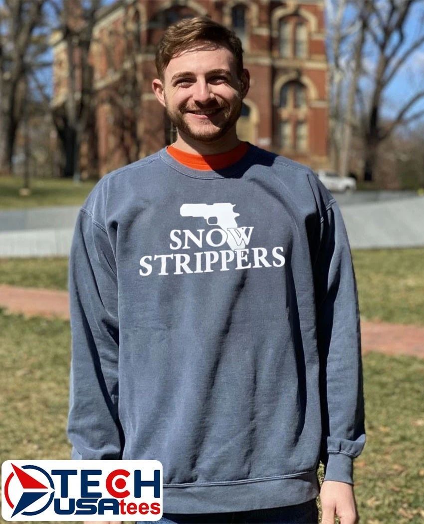 Snow Strippers gun shirt