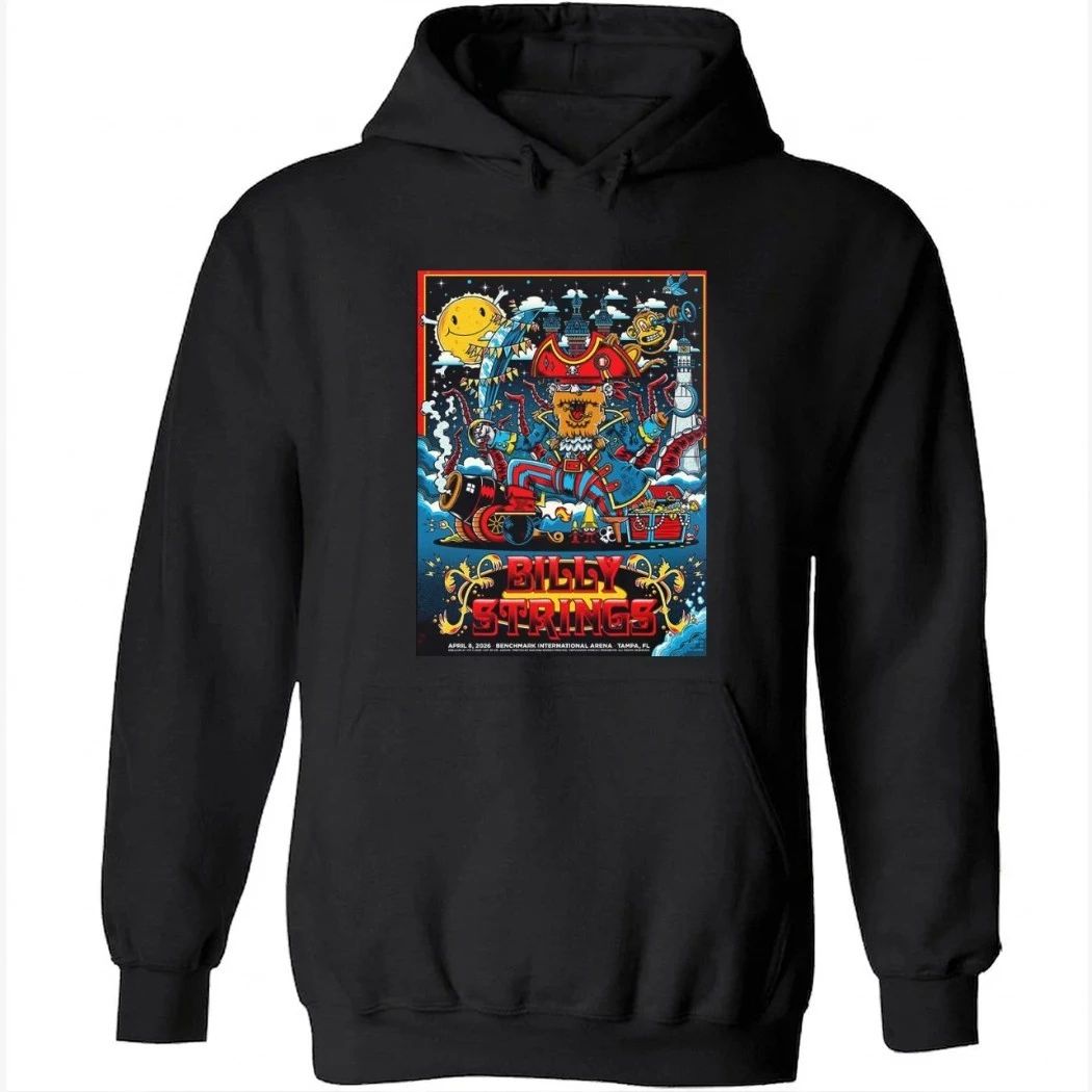 Billy Strings Tampa Florida 2026 Merch Gig Poster At Benchmark International Arena On April 8 2026 Shirt