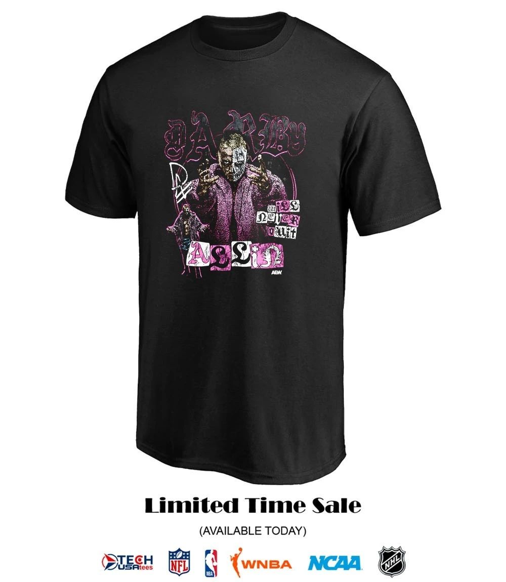 AEW World Heavyweight Champion Darby Allin will never quit shirt