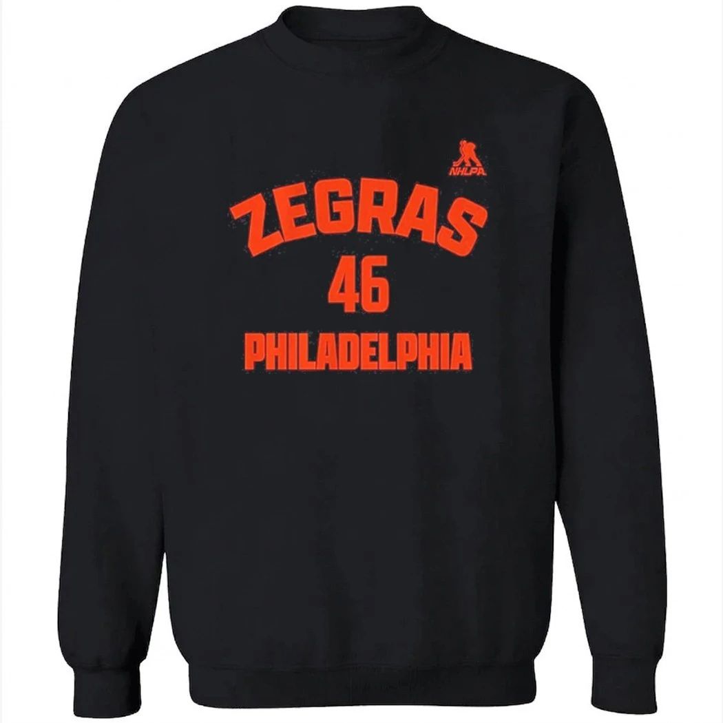 Trevor Zegras Philadelphia Name & Number Shirt