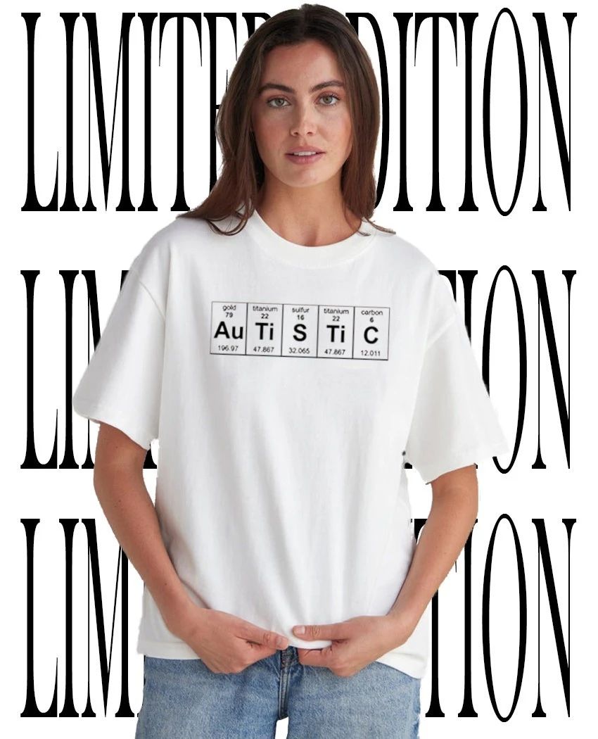 Autistic periodic table elements autistic shirt