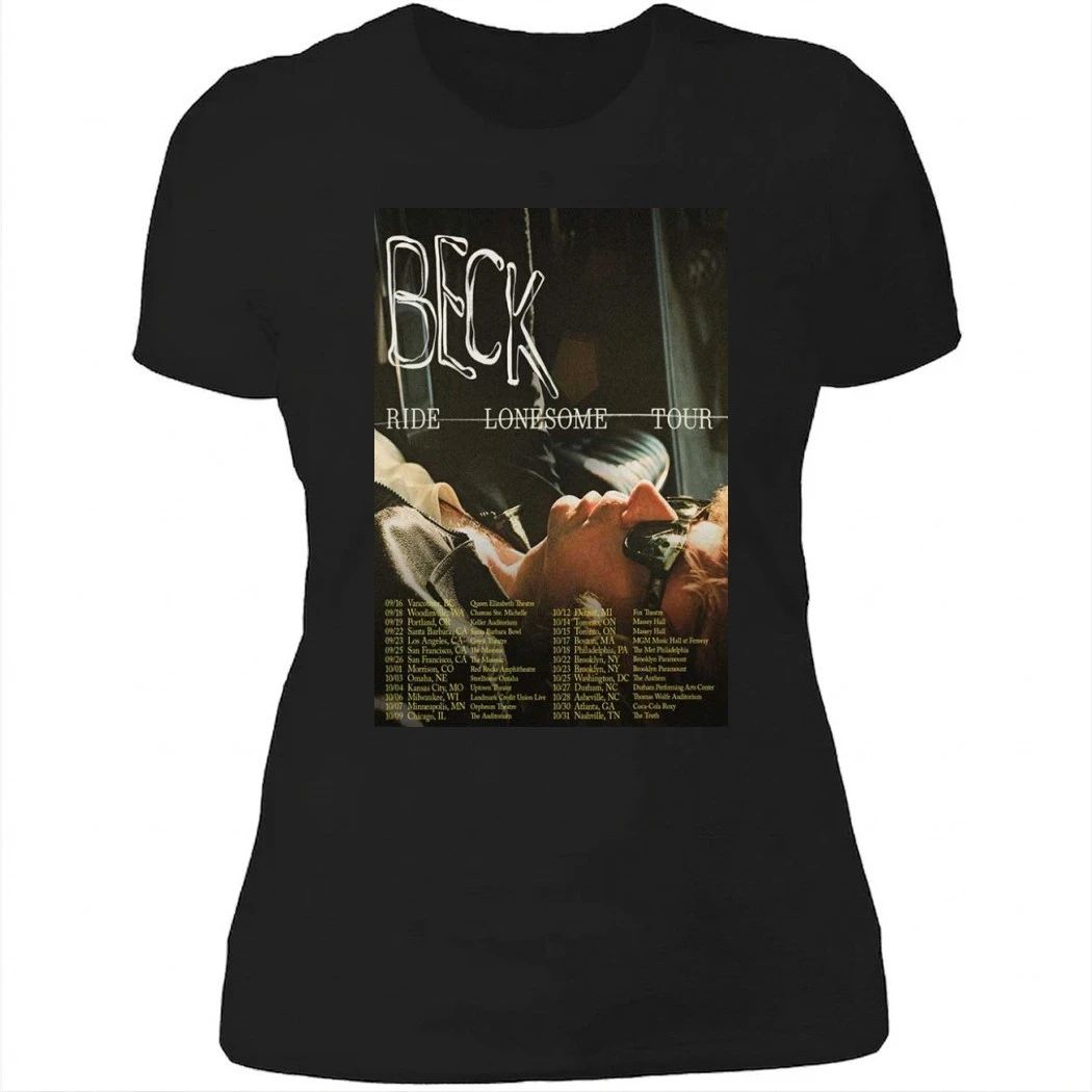 Beck Ride Lonesome Tour 2026 Poster Shirt