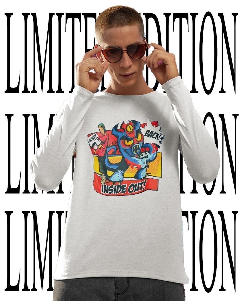 New Hero Inside Out front back shirt