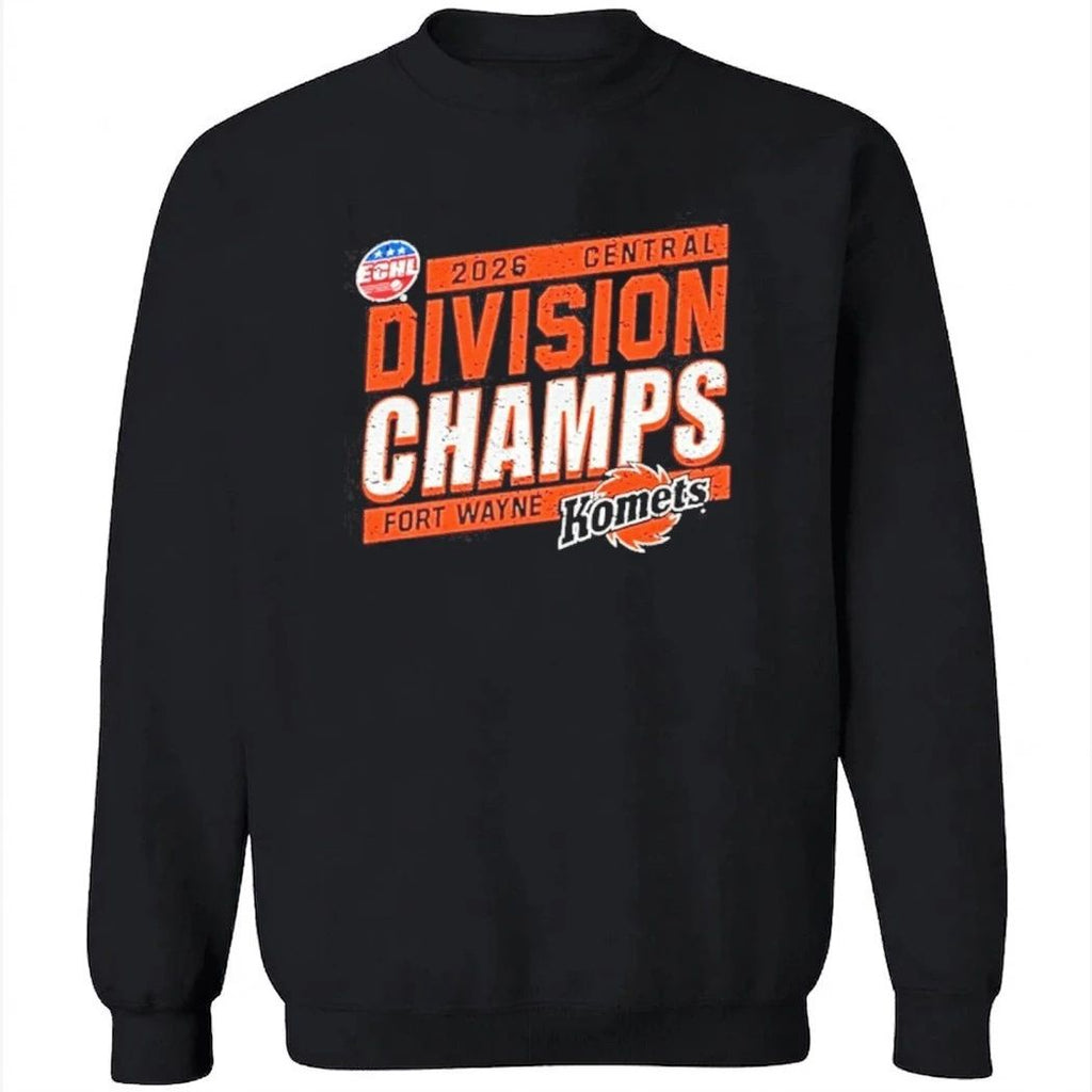 Fort Wayne Komets 2026 Echl Central Division Champions Shirt