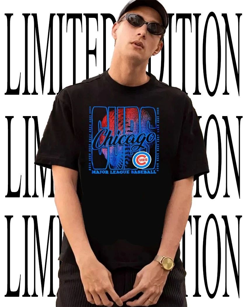 Chicago Cubs Gradient Major League Baseball Vintage Script shirt