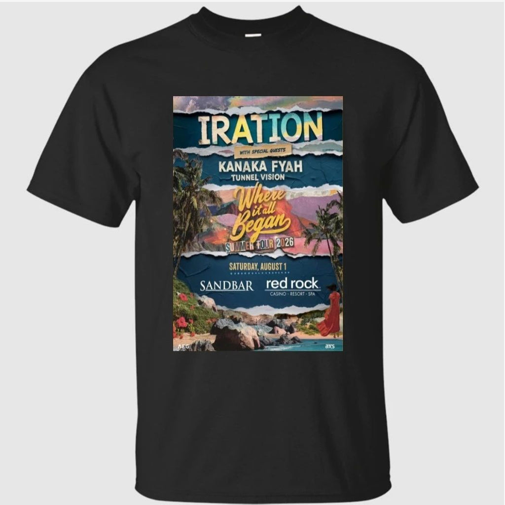 Iration Aug 1 2026 in Red Rock Casino Resort & Spa, Las Vegas, NV Concert Poster Shirt
